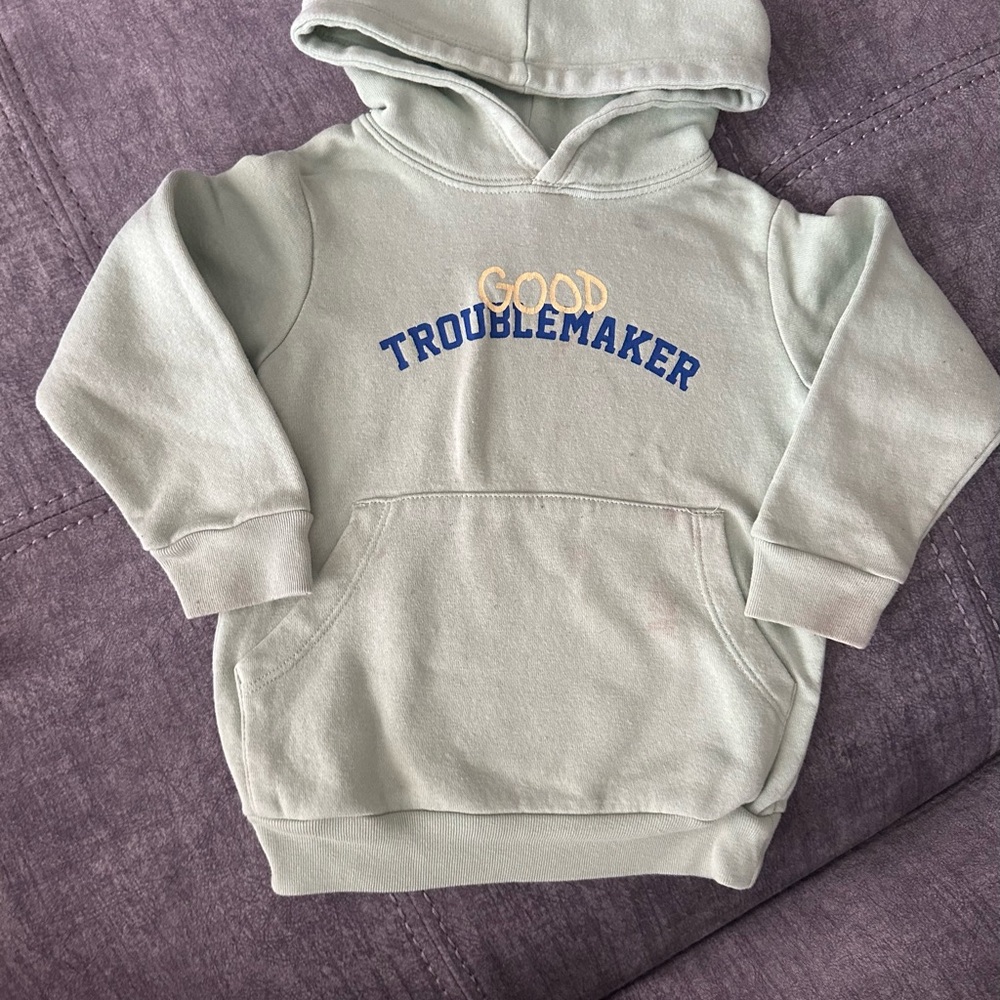 Black history month good troublemaker green 2t
